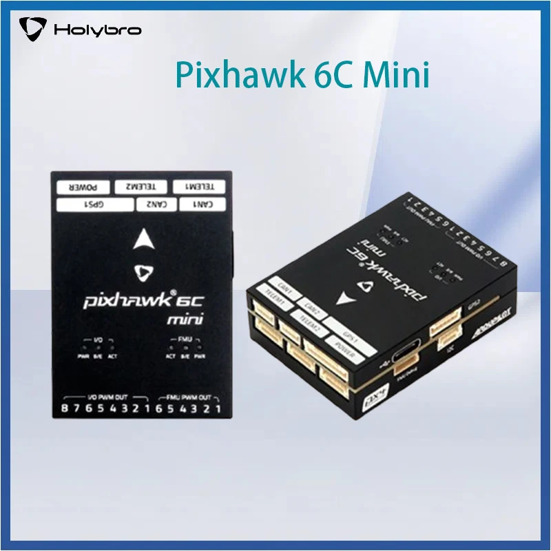 

Мини-контроллер полета Holybro Pixhawk 6C STM32H743 с модулем питания PM02 V3 12S / PM06 14S и M9N / M10 GPS для RC FPV Drone