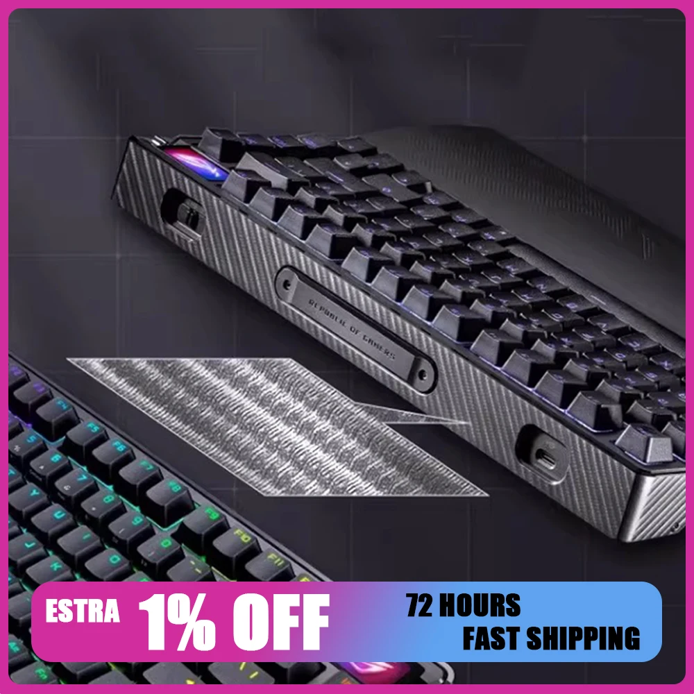 

ROG Azoth Extreme Mechanical Keyboard 8KHZ SPEEDNOVA Wireless Connection Three Mods Omni Receiver Keyboard Gasket Hot Swap PC