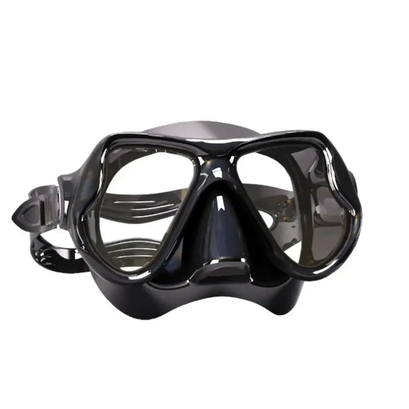 Diving Goggles With Nose Cover HD Waterproof Swim Eyewear Fully Dry Leakproof Nose-Protecting Integrated Face Glasses Indoor