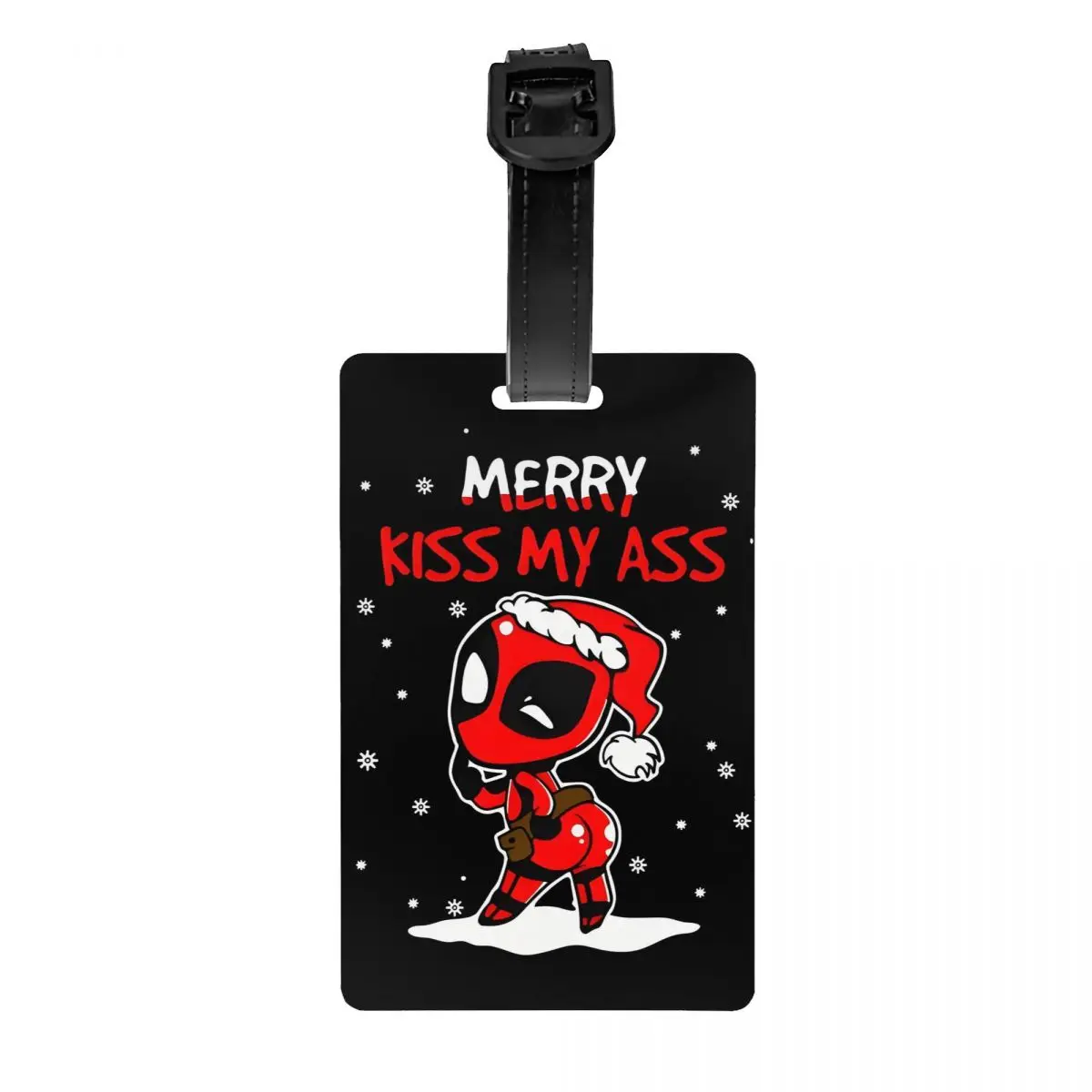 

Custom Deadpool Manga Luggage Tags for Suitcases Fashion Baggage Tags Privacy Cover Name ID Card