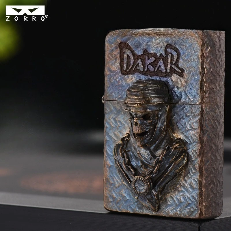 

Zorro Dakar Flame Relief Латунная керосиновая зажигалка Высококачественный мужской подарок