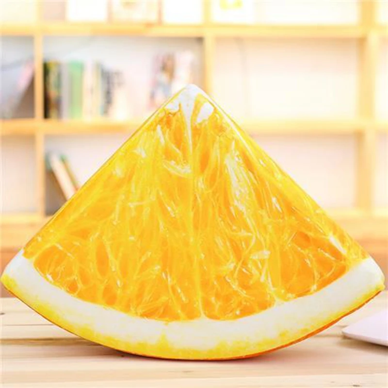 30/39CM Kreative Wassermelone Obst Scheiben Plüsch Spielzeug Cartoon Obst Requisiten Ornamente Möbel Dekorationen Puppen als Festival