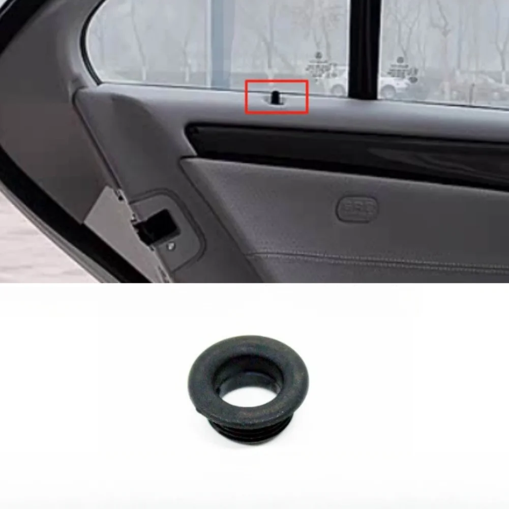 Black Door Lock Rod Pin Grommet For Mercedes W124 W126 W168 W201 W208 W209 W460 W461 ABS Interior Switch Part