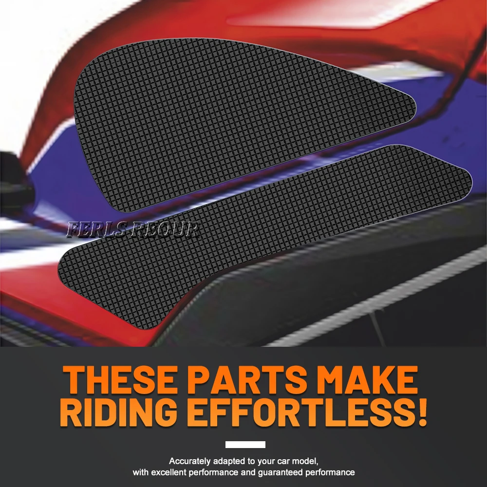 Silicone anti-slip fuel tank sticker side sticker set for Honda CBR1000RR 2020-2025 motorcycles.
