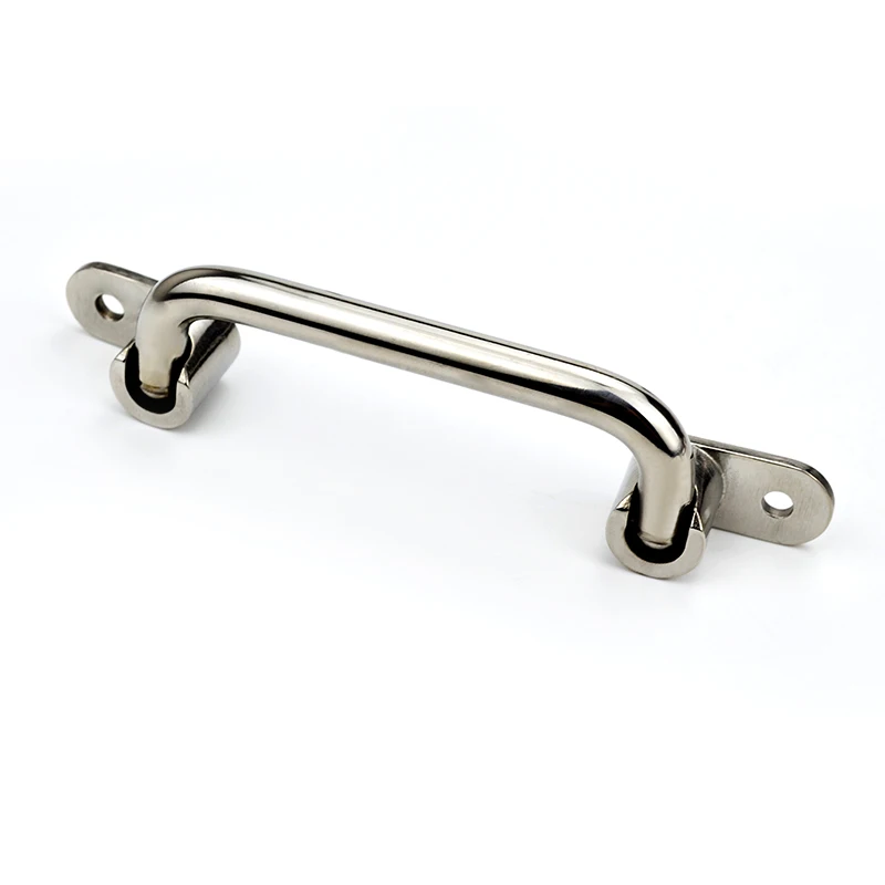 304 Stainless steel heavy duty folding handle External installed industrial equipment handle box spring handle 138mm 158mm