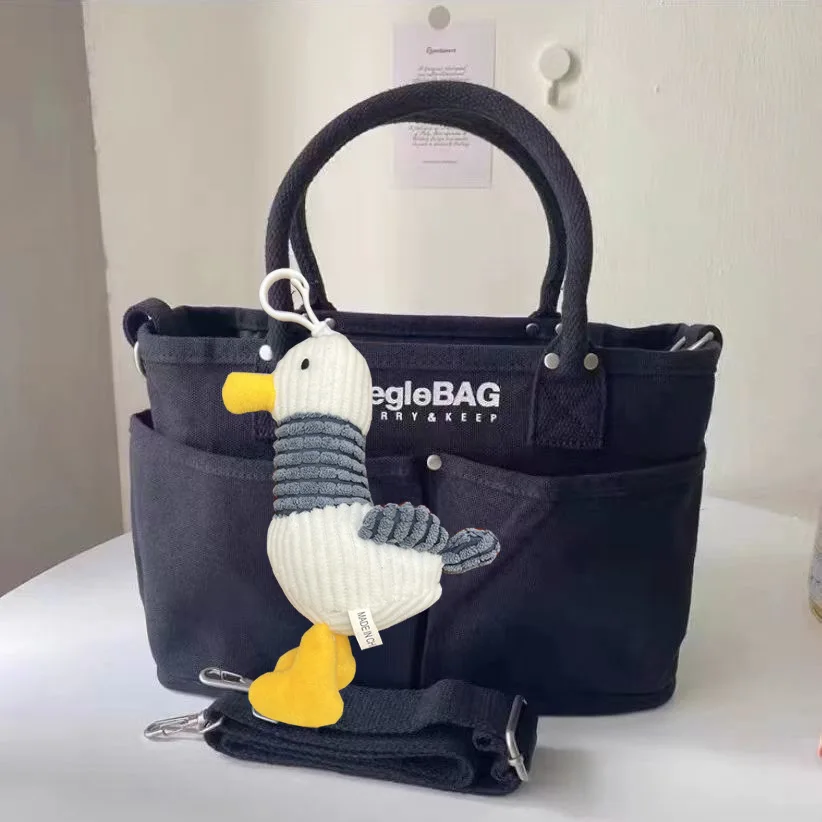 Sac à Dos Multifonctionnel en Toile pour Mère et Bébé, Fourre-Tout Portable de Grande Capacité, à Bandoulière