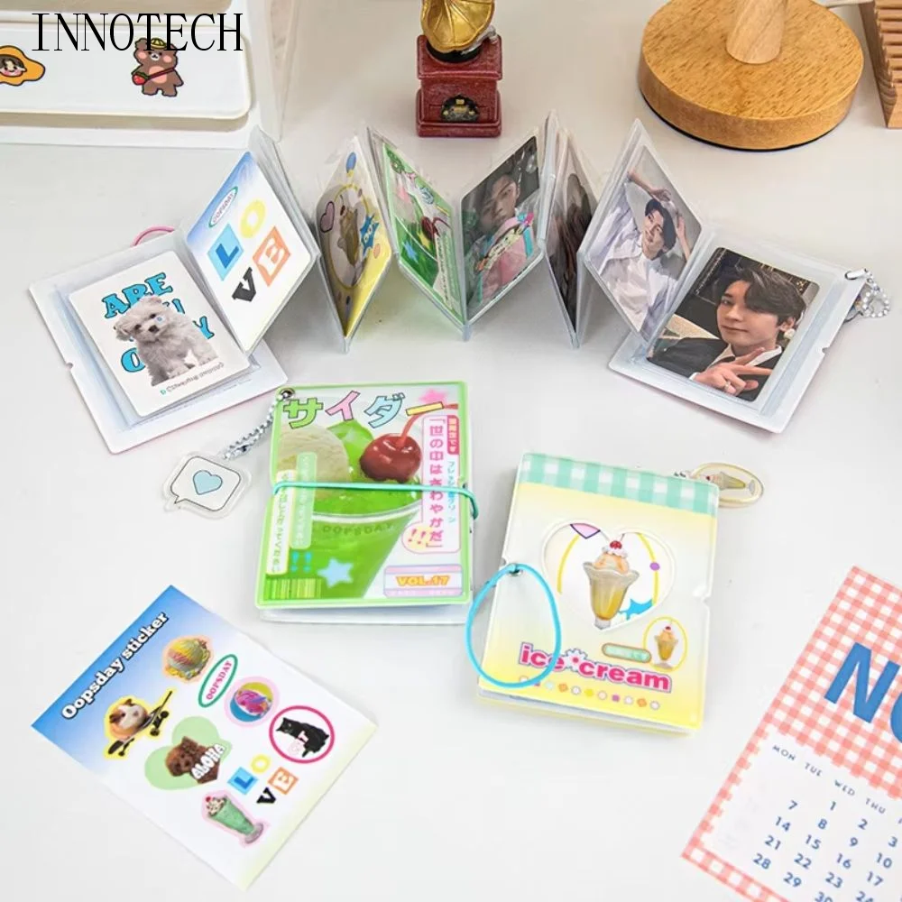 

Photo Card Sleeve Mini Photocard Binder Collect Case 20 Sheet Card Protection Collection Book Organ Book Two-sided