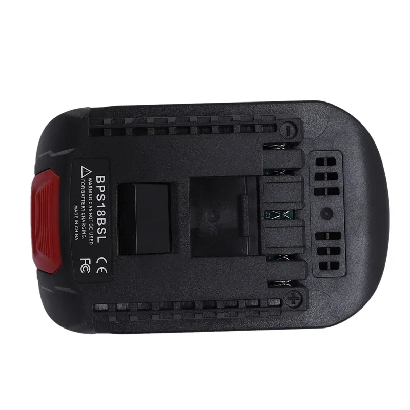 Adaptador conversor bps18bsl para black decker para stanley para porter cabo 18v bateria de íon-lítio usado para bateria de ferramenta bosch 18v