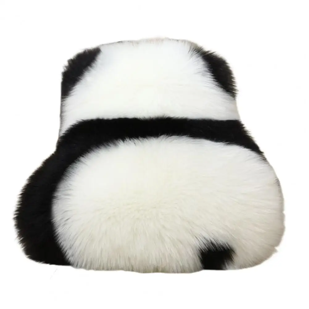 Adorable Panda Seat Cushion Soft Touch Panda Pillow Stuffed Toy Washable Non-fading Adorable Chair Seat Cushion for Sofa Decor