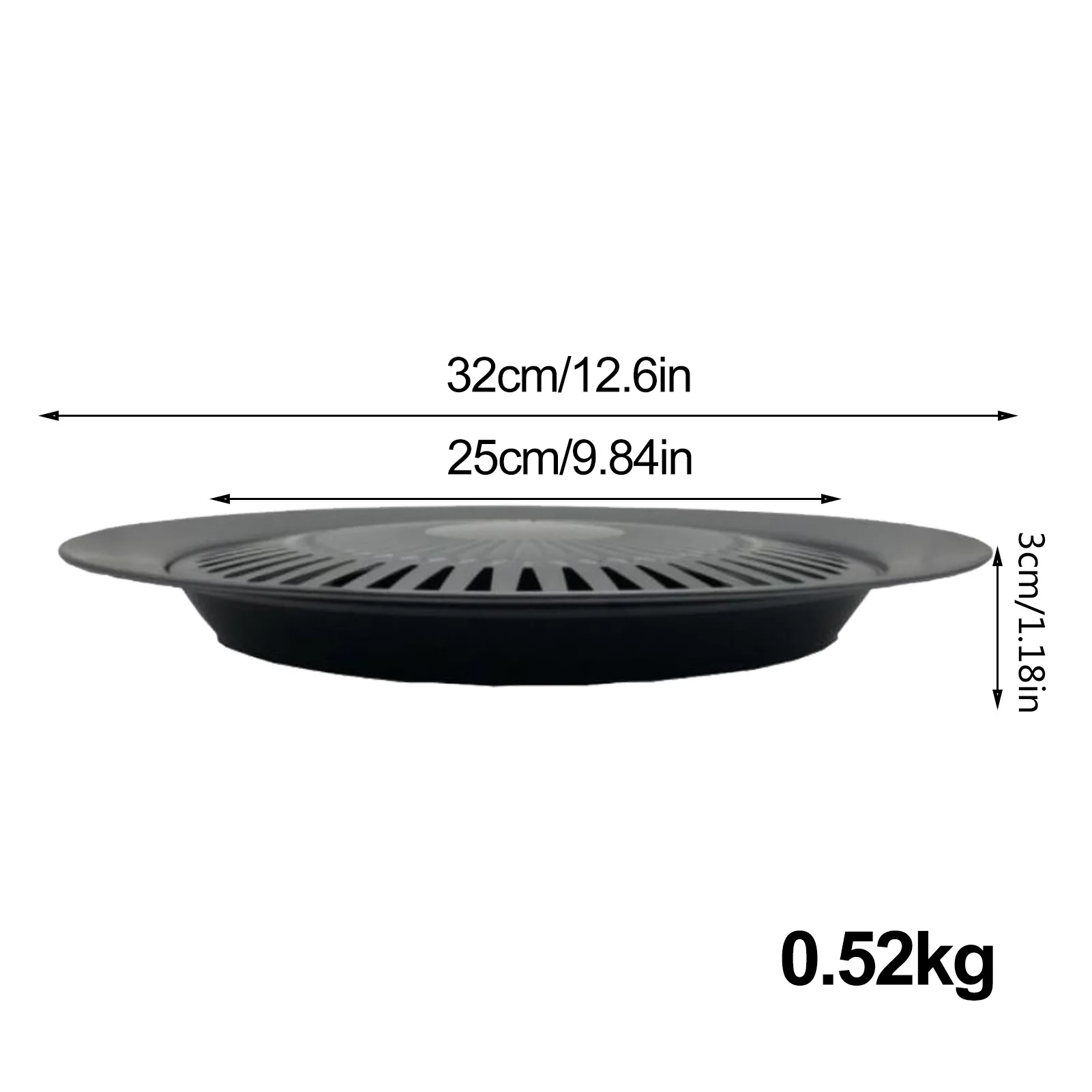 Korean BBQ Grill Pan Non-Stick Smokeless Stovetop BBQ Grill Plate for Indoor Outdoor Barbecue Oven BBQ Tools