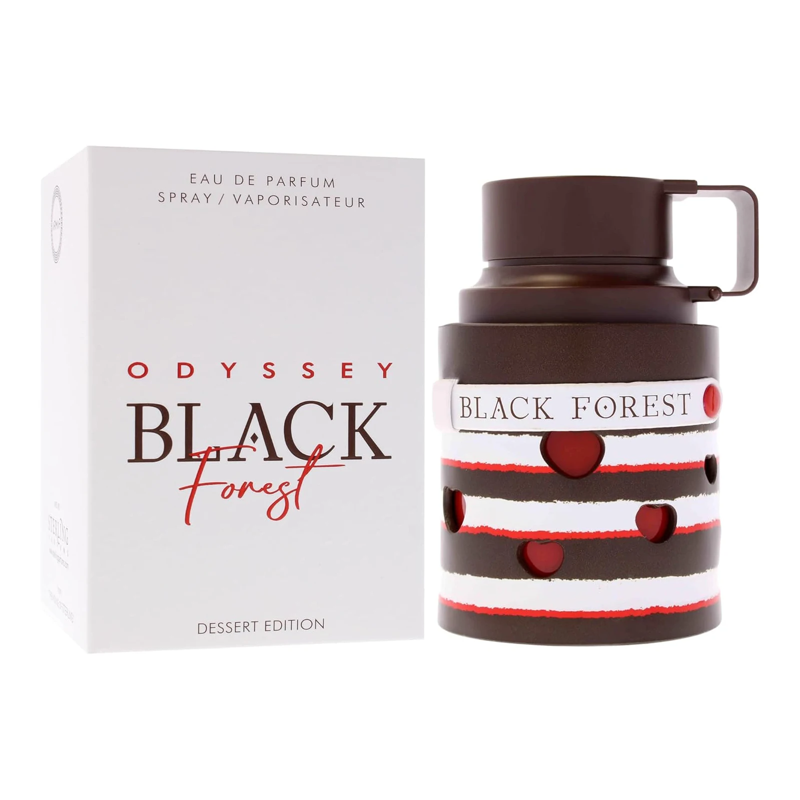 

Armaf Odyssey Black Forest Dessert Edition — Sweet, Spicy, Woody, Gourmand — Eau de Parfum Spray, стойкий аромат для Unis