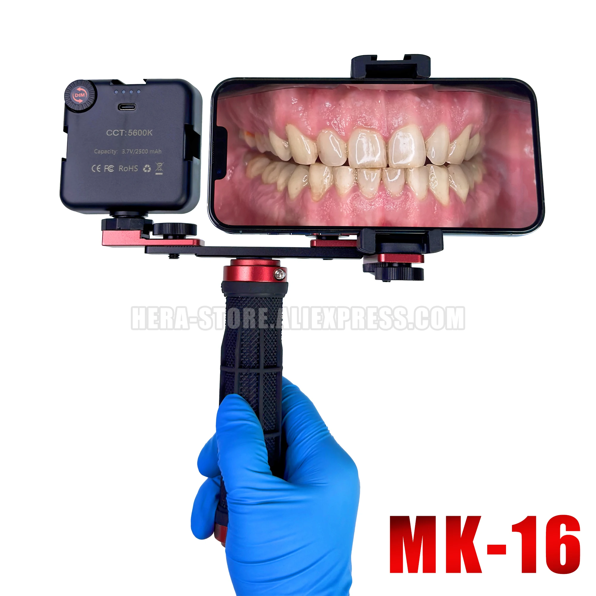 

New MK 16. Dental LED Light. Dental, Denture, Oral, Intraoral, Face Photography Mobile Phone Light. LED For Dentist