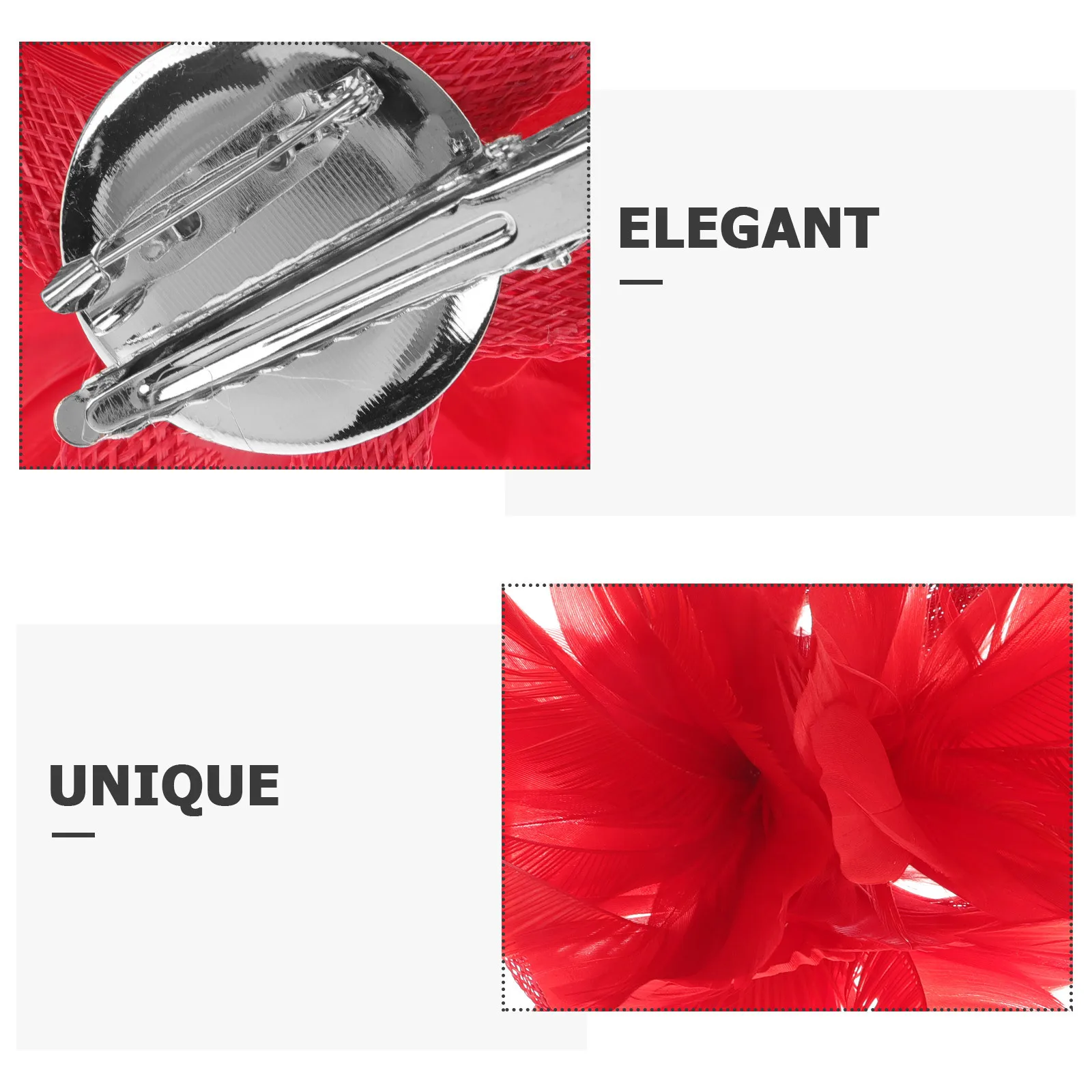 

1Pcs Plume Hair Clip Unique Design Side Clip Prom Wedding Bridal Hair Accessories for Women Plume Side Clips