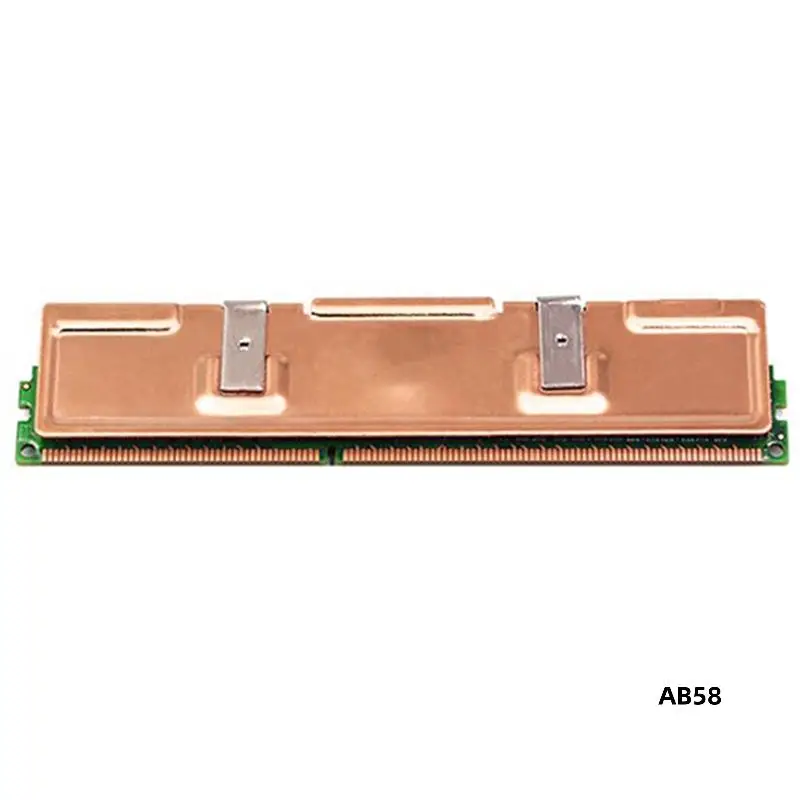 6Pcs Pure Copper RAM Heatsink Radiator For Ram Memory Cooler Cooling Heat Sink Desktop Memory Radiator DDR2 DDR3 DDR4