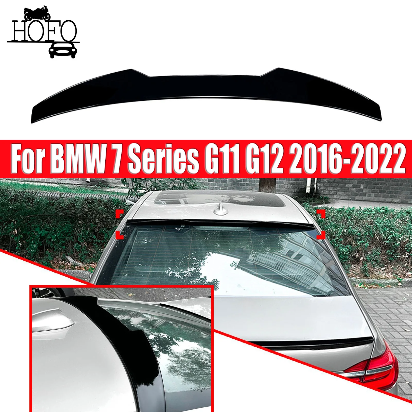 

Rear Roof Spoiler Wing For BMW 7 Series G11 G12 2016-2022 2017 2018 2019 2020 2021