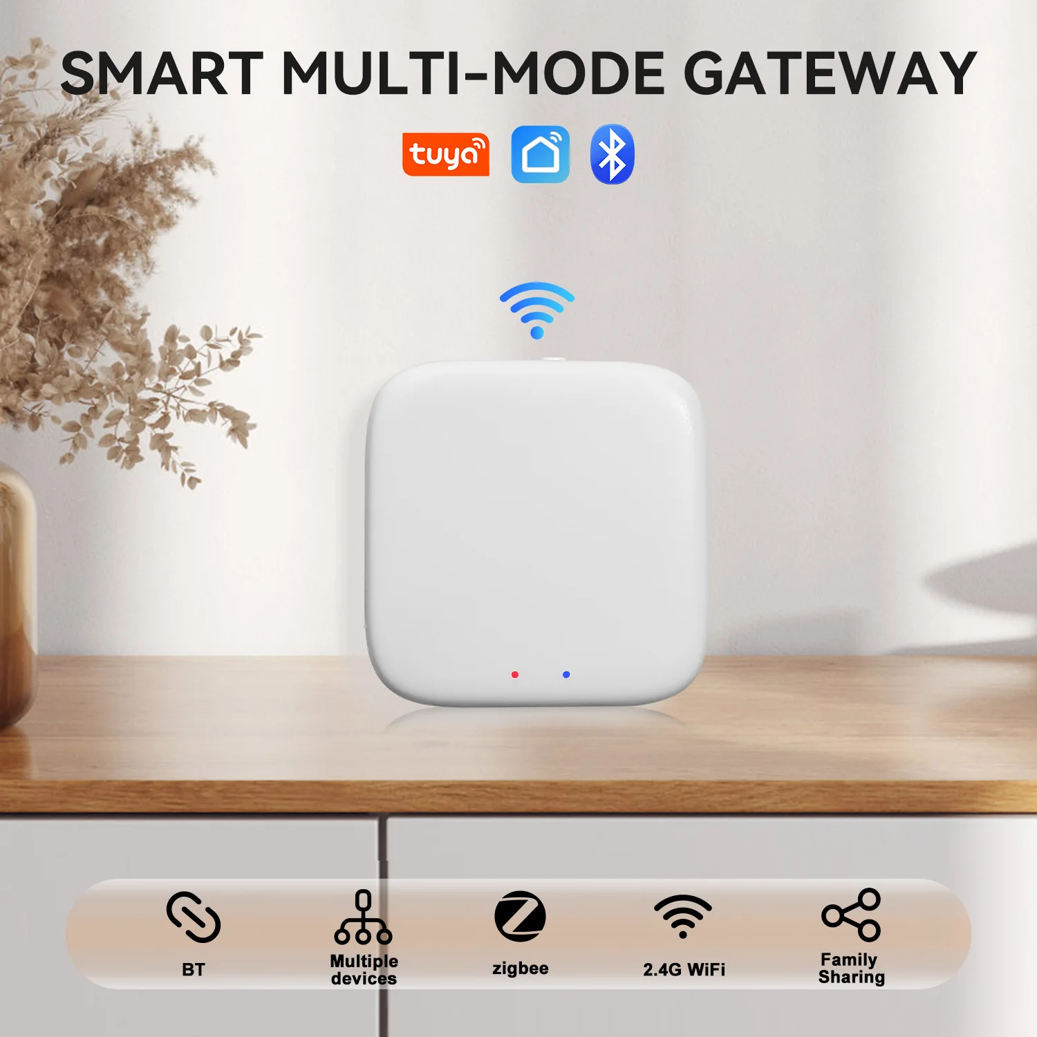 Smart WiFi Application Gateway for Tuya - Works with Tuya Apps, Enhances Smart Device Connectivity &Ensures Stable Remote Access