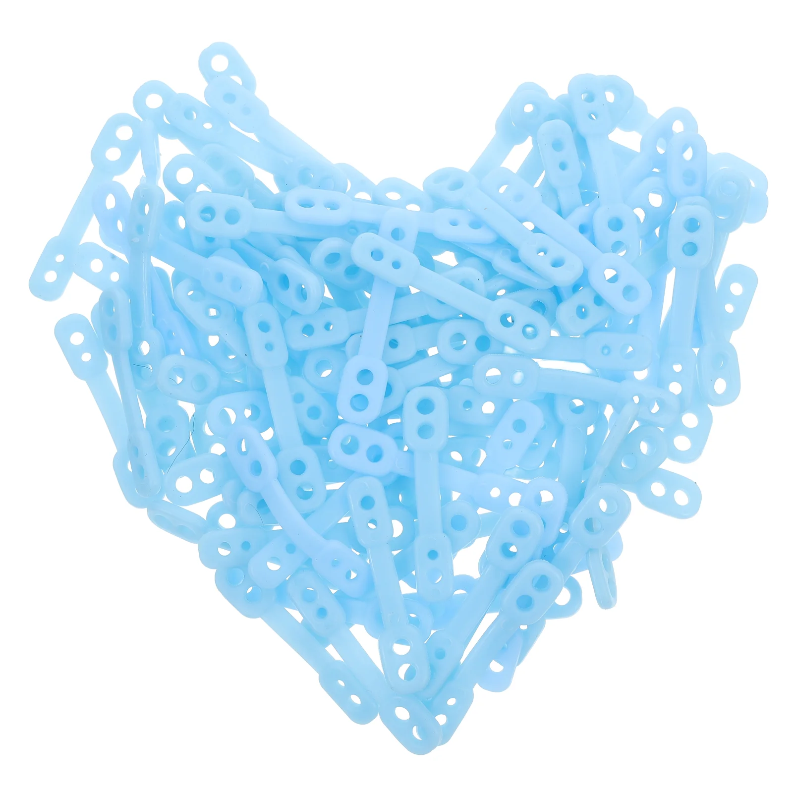 

100 Pcs Drying Rack Clothes Anti Slip Hangers Coat Buckle Hook for Dishcloth Silica Gel Closet Space Savers