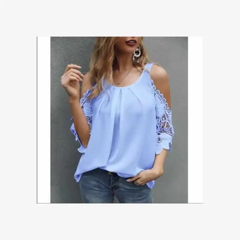 المرأة جوفاء Sves Susps على مهل irt مستقيم قطع عقدة الباردة والدليل على رقيقة القطن ستة Sve طوق طويل الوقوف #4