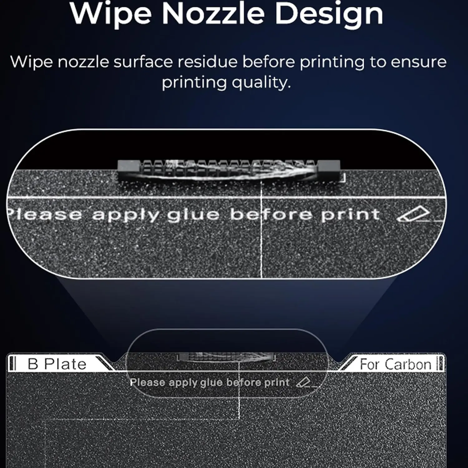 Creality K1C Texture PEI Build Plate Kit 3D Printer Heat and Wear Resistance Textured PEI Spring Steel Plateform with WipeNozzle