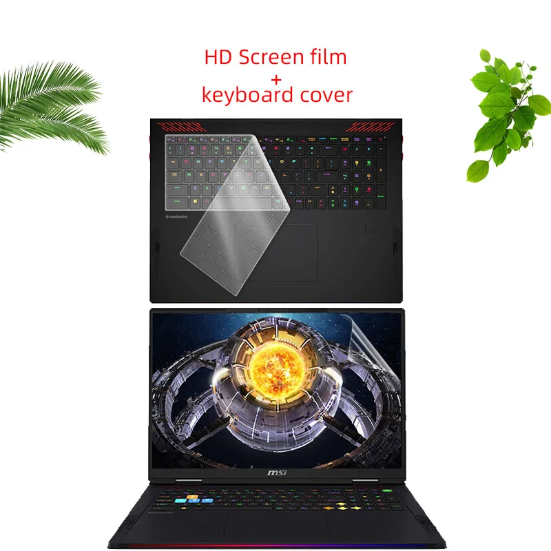 

Suitable for 18 inch Raider 18 HX AI A2XWJG A2XWIG A18 HX A9WIG A9WJG 2025 laptop screen protector film, computer keyboard film