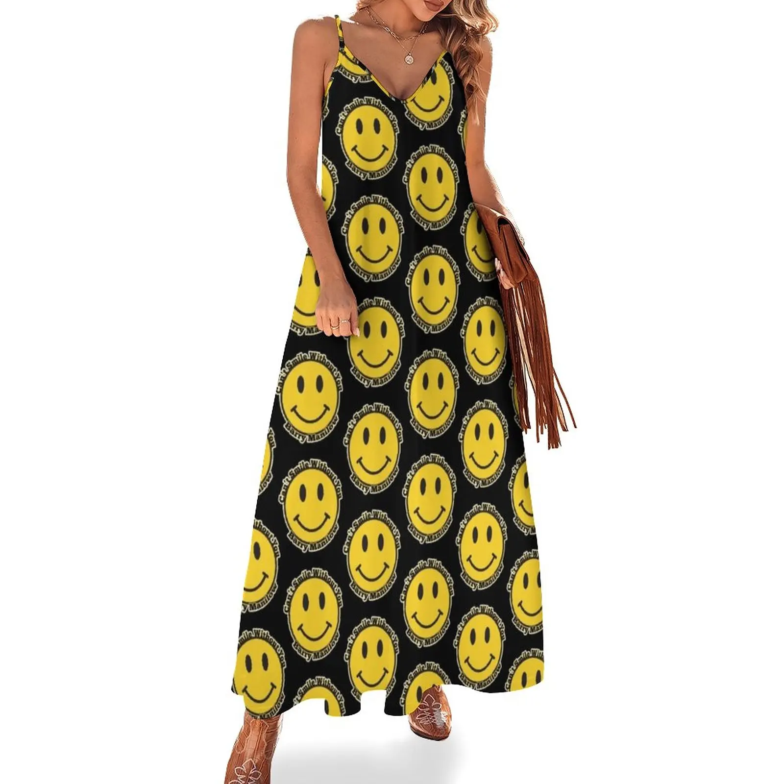 

Can_t Smile Without You Manilow Sleeveless Dress womens dress dress for woman