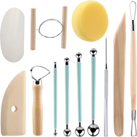 8PCS/Set Practical Clay Sculpting Tools - Wood Knife Pottery Kit for DIY Ceramics Molding & Carving