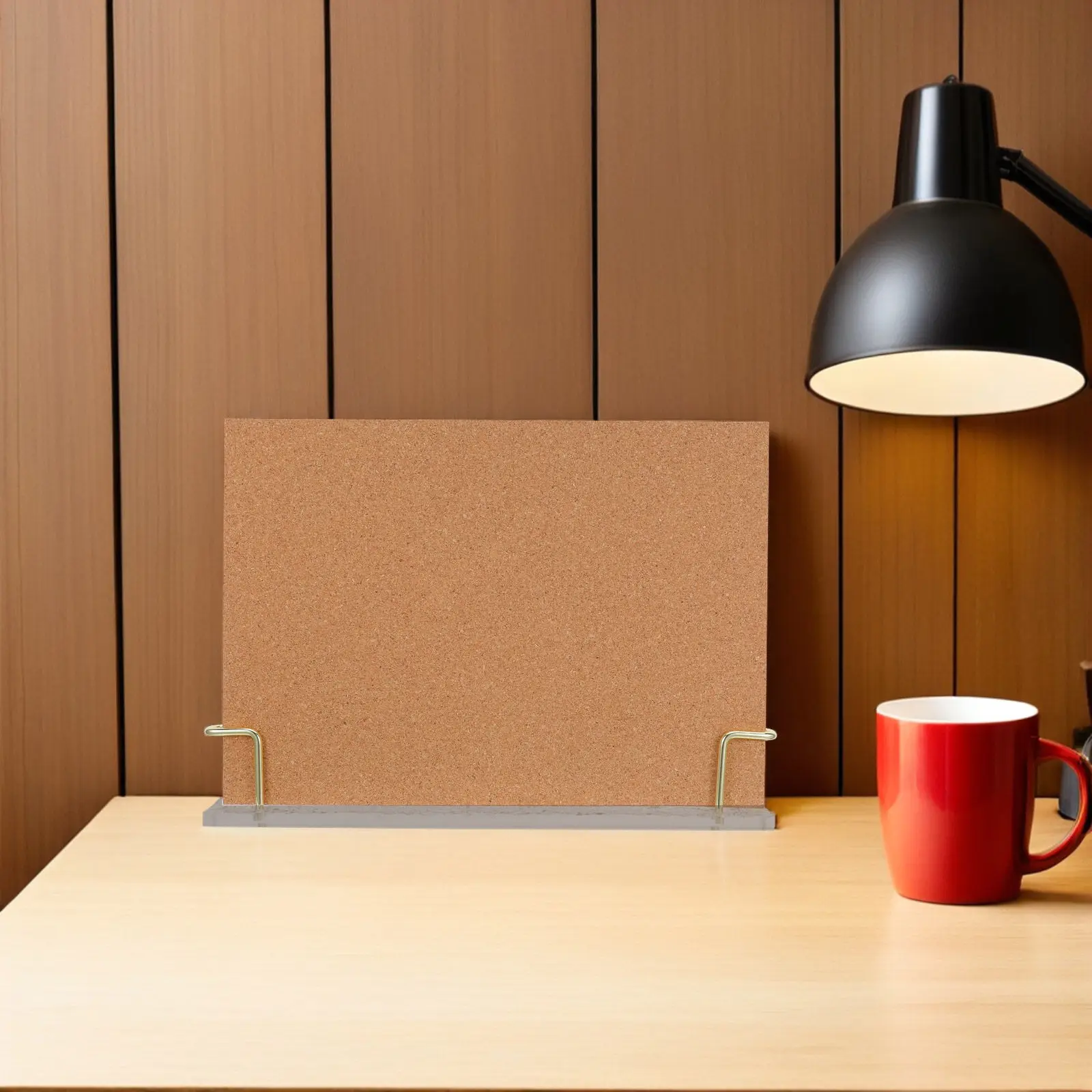 

Набор из 1 маленькой пробковой доски для стола: деревянная рамка, офисная доска для заметок и объявлений, декоративная настольная подставка-дисплей