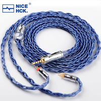 NICEHCK BlueComet HiFi IEM Wire High-end 8 Core 6N Litz OCC Replace Cable for EBX25Ti NX8 S12 Ultra Monarch MK4 Rockies