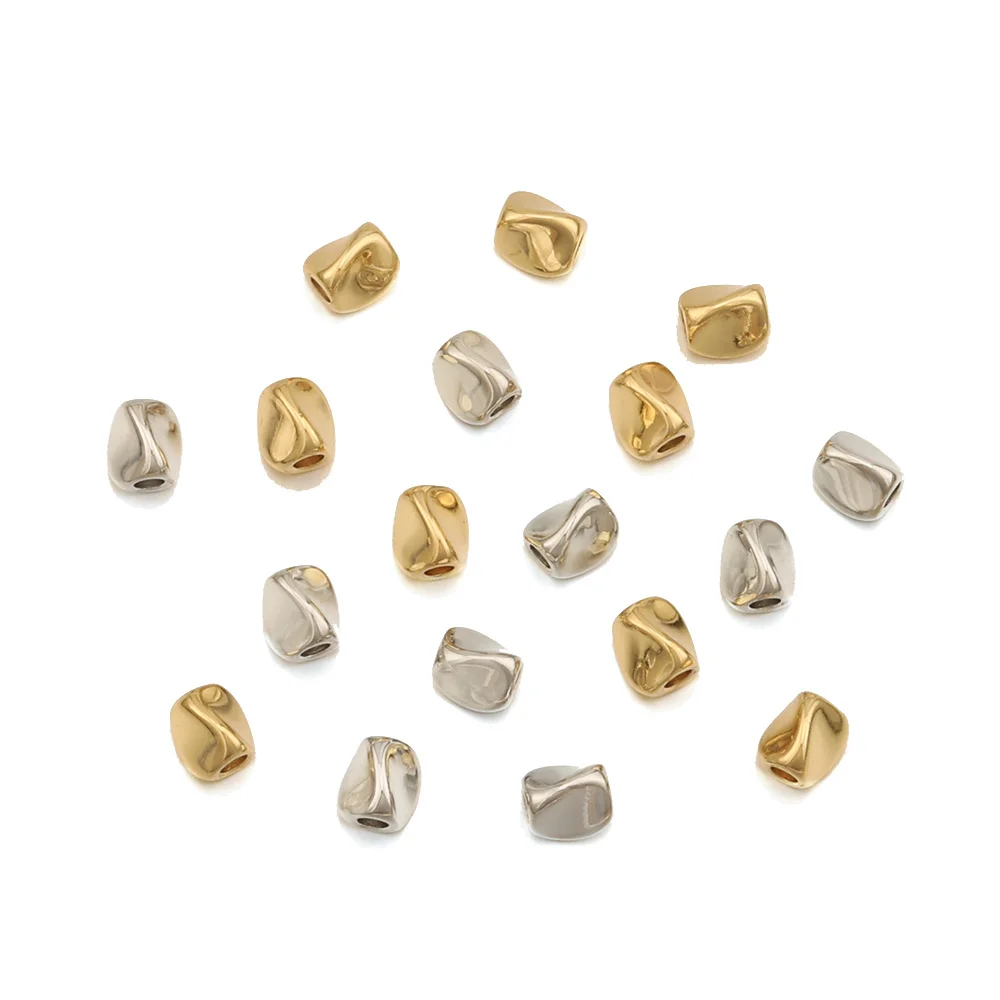 

Cordial Design 200Pcs 5*5MM Bracelet Accessories/Copper/Twisty Shape/Hand Made/Genuine Gold Plating/DIY Beads Making #102501