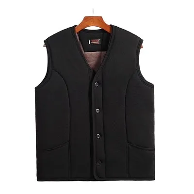 

Extra Thi Winter Warm Cotton Vest for ly Men Dad andpa Camel down Jaet Svel Faion Urban Sle Leisure