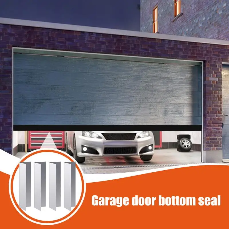 Sealing Guard For Garage Door 4X Animal Shield 5.91 X 1.77 Inch Garage Door Guard Long-Lasting Protecting Window Hardware For