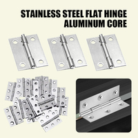 10 Pack Stainless Steel Hinges Corrosion And Rust Resistant for Barn Doors Window Fences Cabinet Doors Window Wooden Box