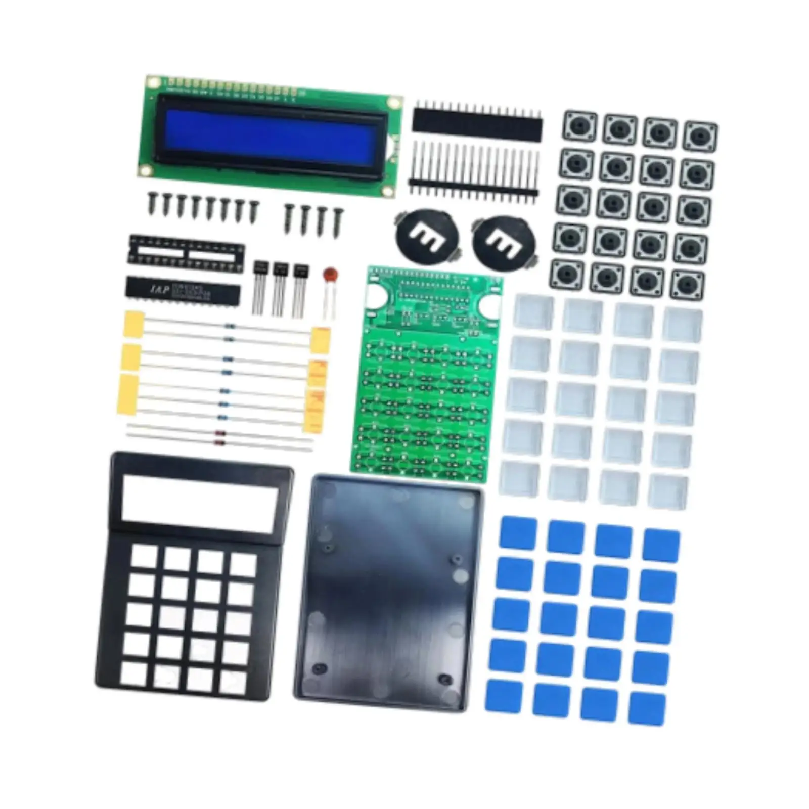 DIY Calculator Kit Learning Compact Soldering Practice Desk Calculator for Home Daily Use Office School Learning Beginners