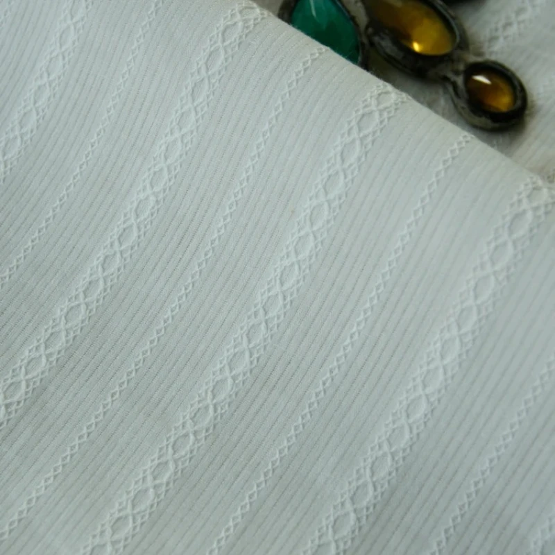 120x50cm Thin Transparent White Cut Flower Jacquard Pure Cotton Fabric, Making Doll Clothes Dress Gril's Clothing Sewing Cloth