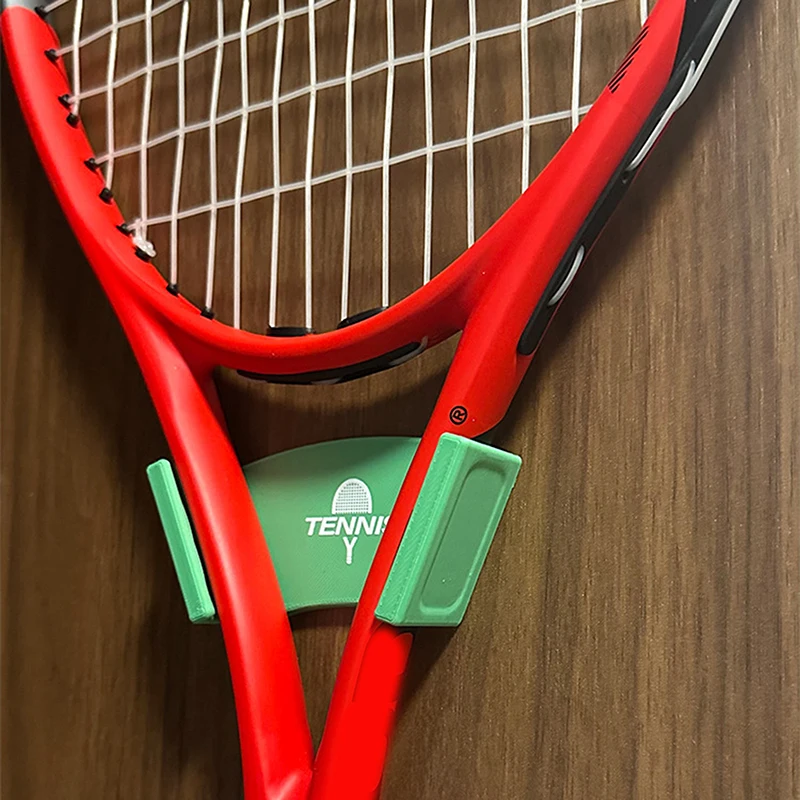 1 Stück Bohrerfreier Selbstklebender Wandhalter für Tennisschläger aus Kunststoff, Badmintonschläger-Halterung, Langlebig