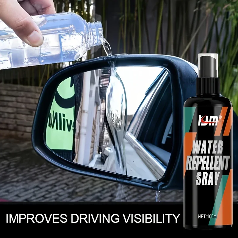 

Водонепроницаемый спрей 100 мл - водонепроницаемое покрытие для лобового стекла автомобиля, зеркала и стекла, прочный защитный комплект для полировки