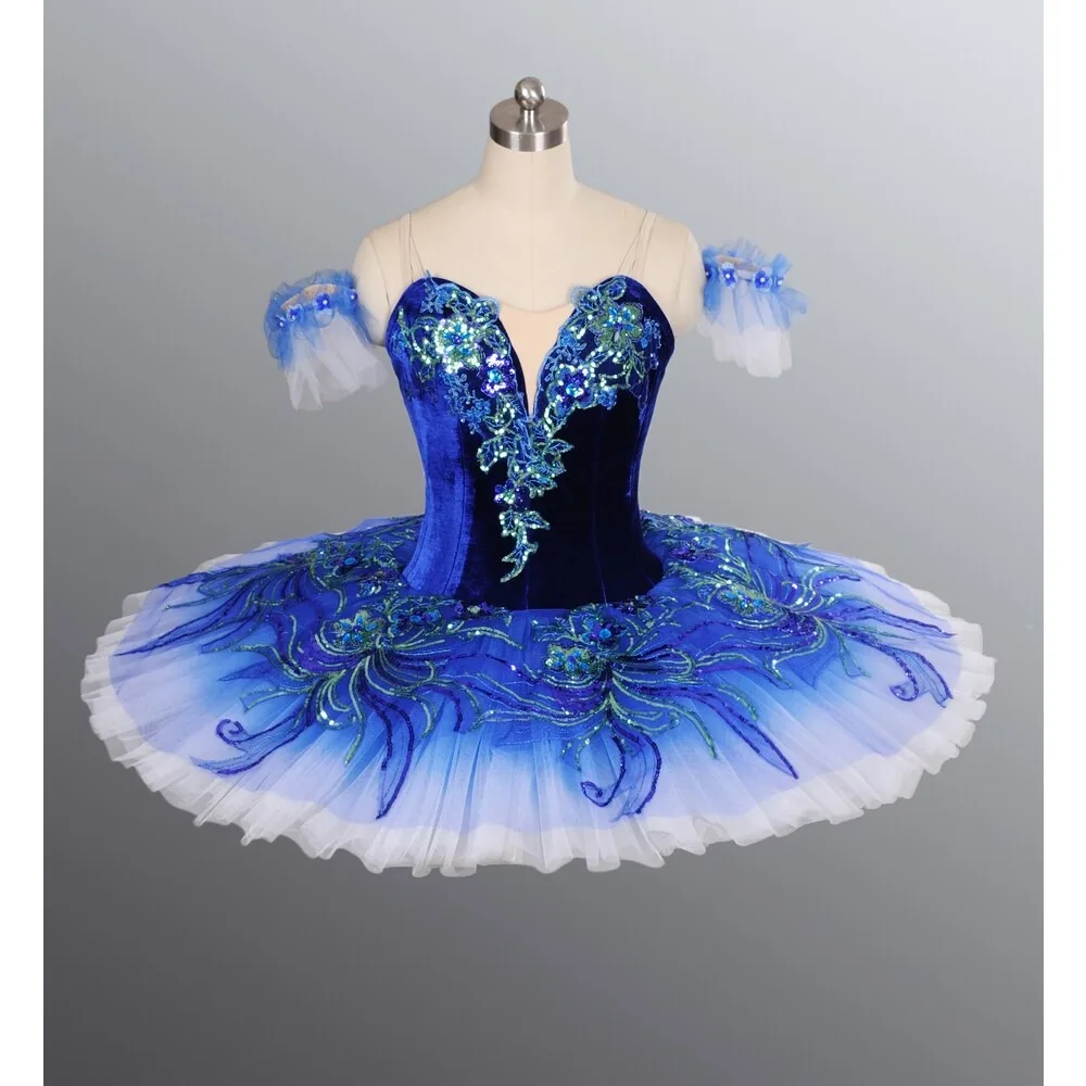 Professional Ballet Tutu Girls Customized Platter Pancake Tutu Ballerina Party Dress Adult Women Child Kids Ballet Dance Costume