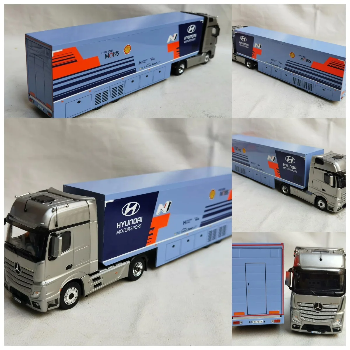 

Reverse Installation of Horn IXO Flaws Diecast 1/43 Scale BENZ Truck ACTROS MP4 2019 Front Alloy Car Plastic Alloy Car Model