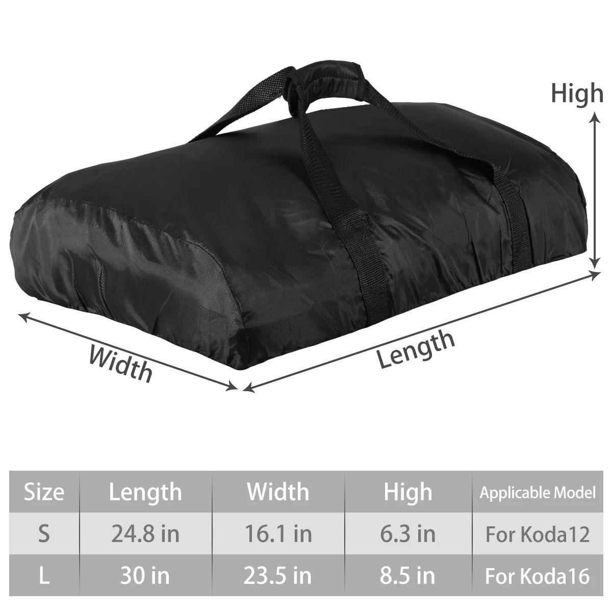 420D Oxford Pizza Oven Cover Waterproof Dustproof Outdoor Pizza Oven Cover Compatible For Ooni Koda 12 Pizza Oven BBQ Accessorie