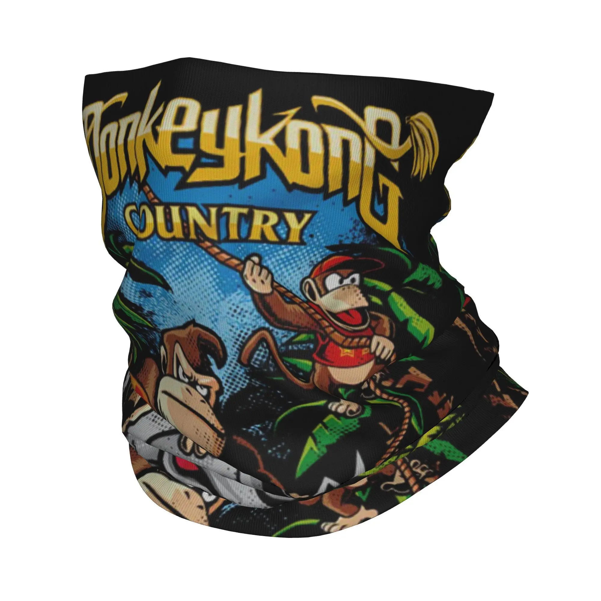 Custom D-Donkey Kongs Arcade Games Bandana Neck Warmer Men Women Winter Ski Tube Scarf Gaiter  Face Cover