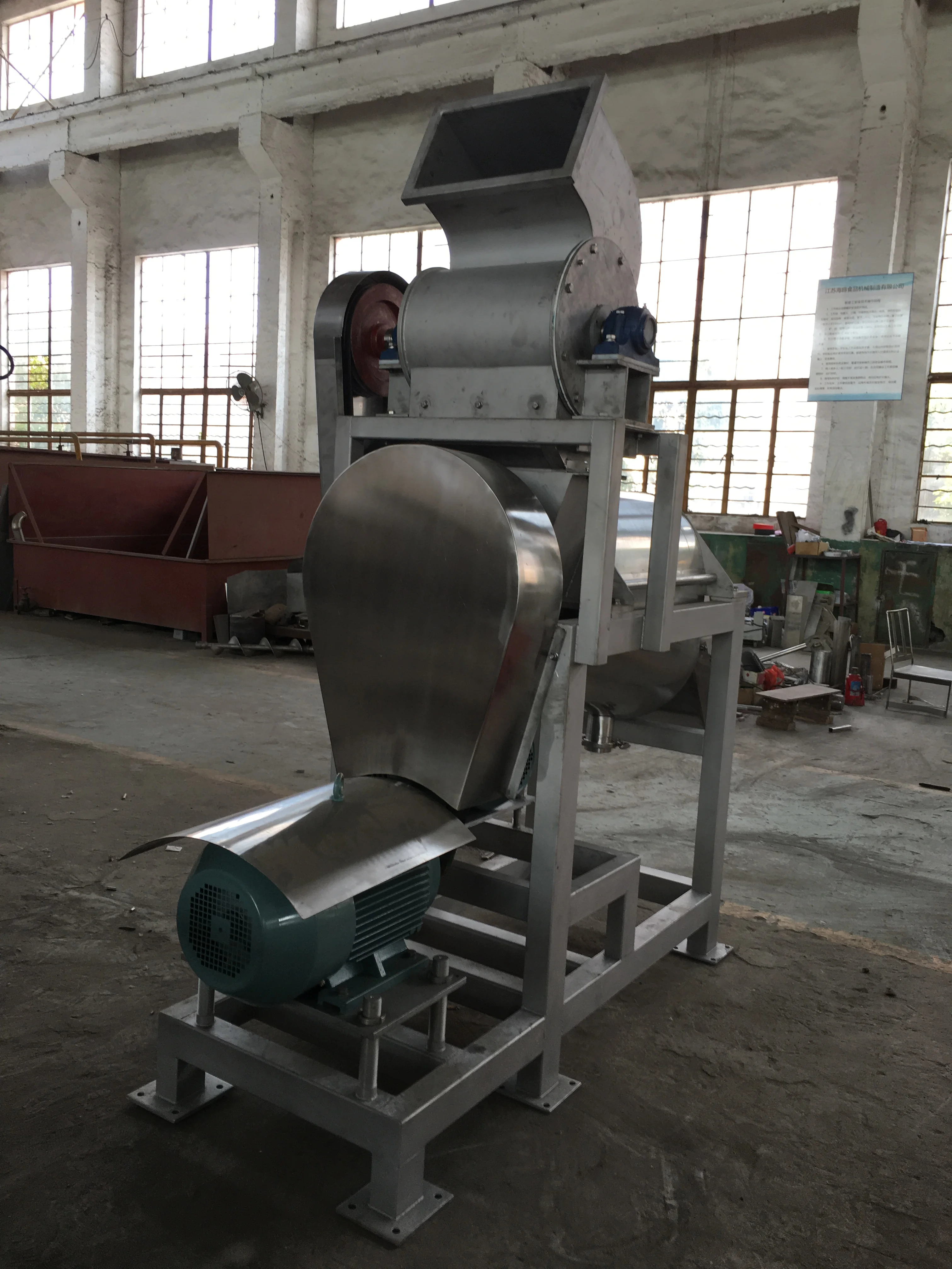 2,5 T/H Industrielle Entsafter Maschine Fruchtsaftpresse Schraube Zerkleinert Saft Herstellung Ausrüstung