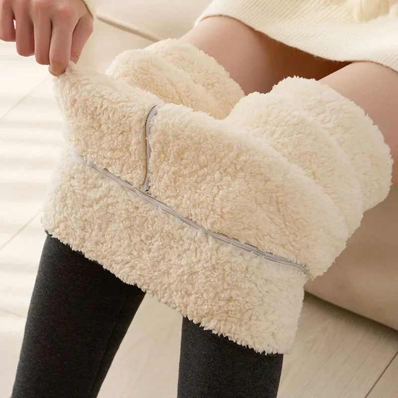 Thermal Leggings Women Winter High Waist Simplicity Plus Velvet Warm Pants for Woman Slim Elasticity Fleece Comfortable Leggins