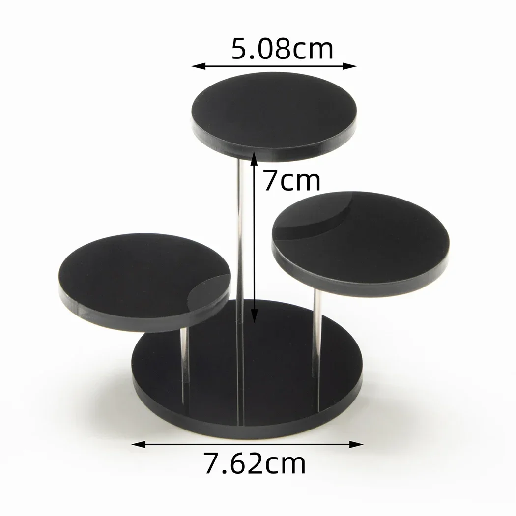 

High Quality New Practical Display Stand Acrylic Jewelry Ring Cupcake Stand Multi-layer Pendant Round Show Rack