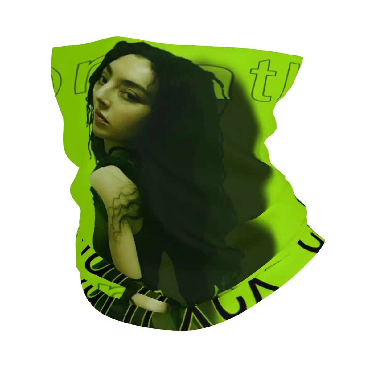 

Британская певица C-Charli XCX, зимняя повязка на голову, утеплитель для шеи, женский и мужской походный охотничий шарф-труба, 2024, альбом Brat, бандана для лица, гетры