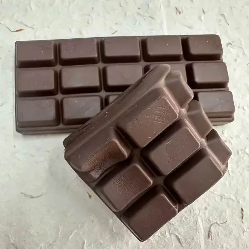 Big Chocolate Bar Extrusion Toy Simulates Food Play, Slow Soft Rebound and Decompression Relaxation Toy Party Gift. Squeeze Toys