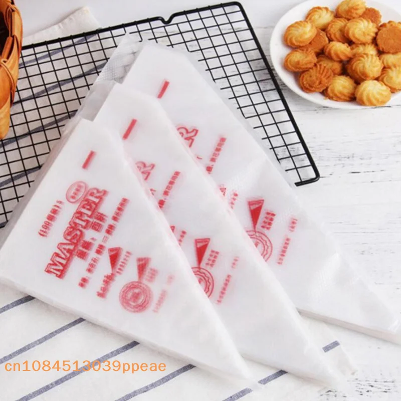 {QTG333} 20 Pcs Food Grade Plastic Icing Piping Bags Pastry Fondant Cake Decorating