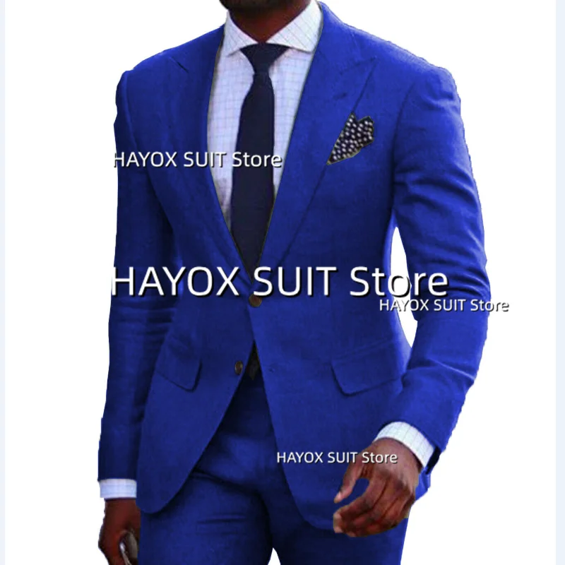 

Men's Suit 2 Piece Single Breasted Lapel Jacket Business Formal Party Wedding Pants Blazer Set