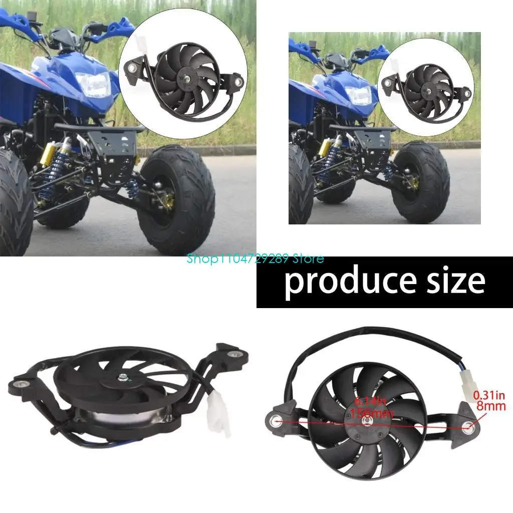 D8KE 12V Replacement Cooling Fan for Radiator Service and Upkeep Jobs