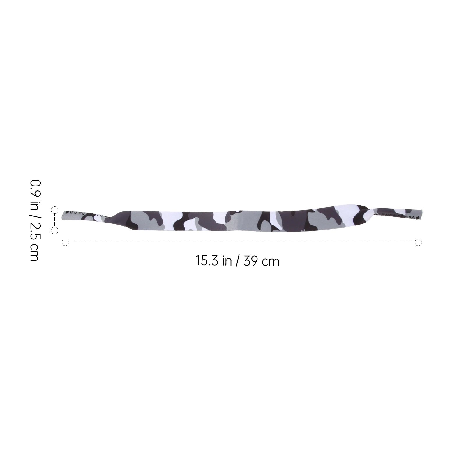 

2 PCS Glasses Rope Belt Sports Strap Band Double Camouflage Neoprene Cord Eyeglasses