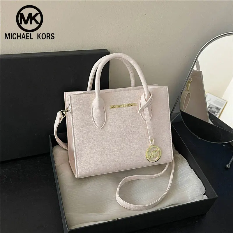 MICHAEL KORS/Michael Kors MK Bag New 2026 Tote Bag, High-End Feel, Light Luxury, Fashionable, Versatile, Large Capacity Handheld